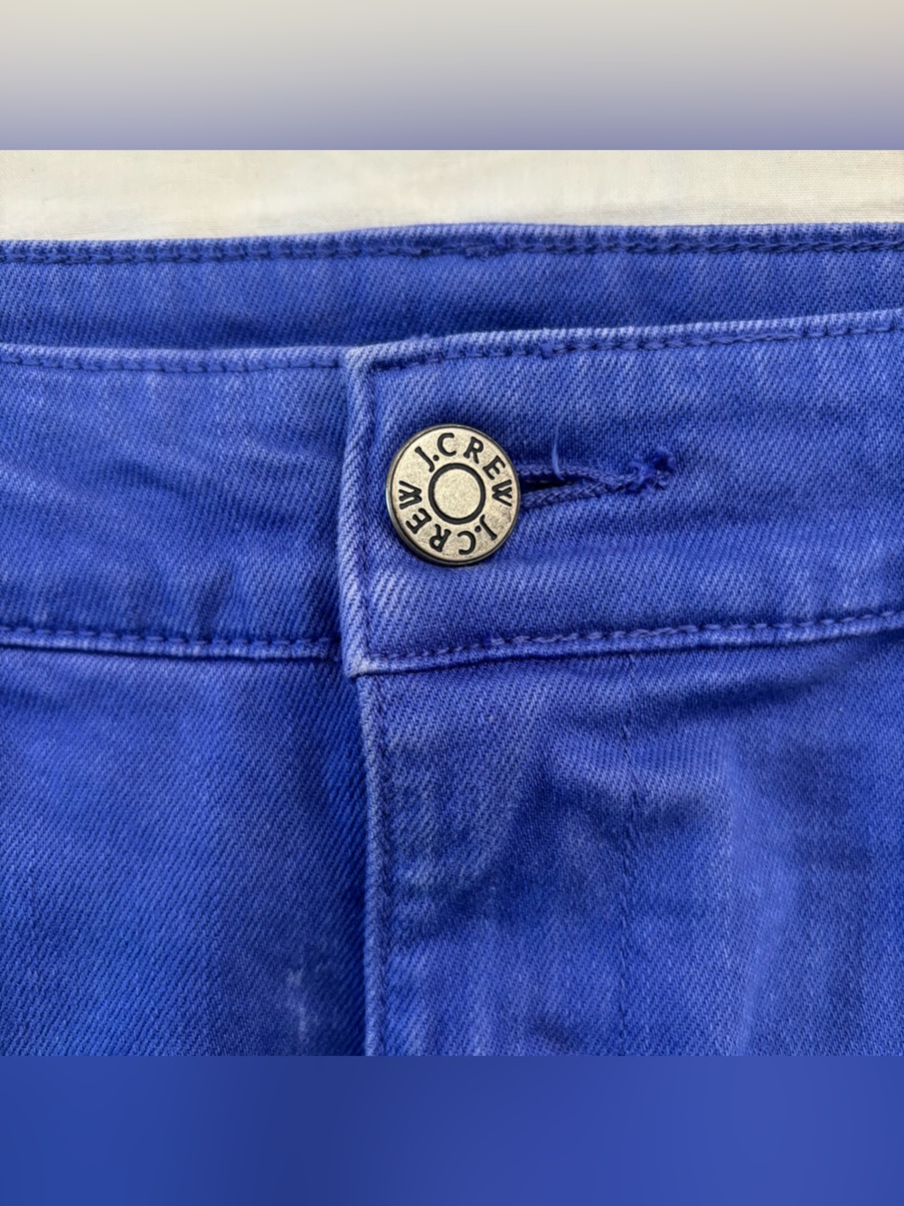 J.Crew bright blue denim mini-skirt - Picture 3 of 9